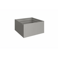 Biohort – Huerto urbano elevado de metal Gris cuarzo metálico