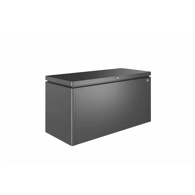 Biohort – LoungeBox Arcón de diseño Gris oscuro metálico