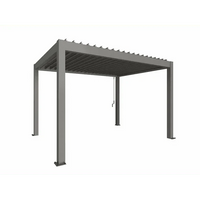 Biohort – Pérgola Sombra y espacio exterior Gris cuarzo metálico