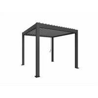 Biohort – Pérgola Sombra y espacio exterior Gris oscuro metálico