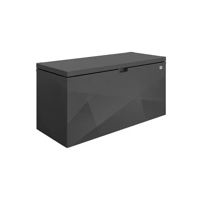 Biohort – StyleBox baúl metálico de diseño para exterior Gris oscuro metálico