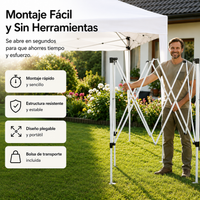 Carpa Impermeable 3x3 m Plegable