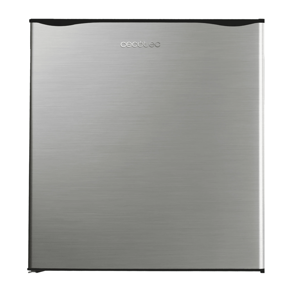 Mini Frigorífico Inox GrandCooler 20000 SilentCompress 46L con Congelador Puerta Reversible y Clase Energética E de Cecotec