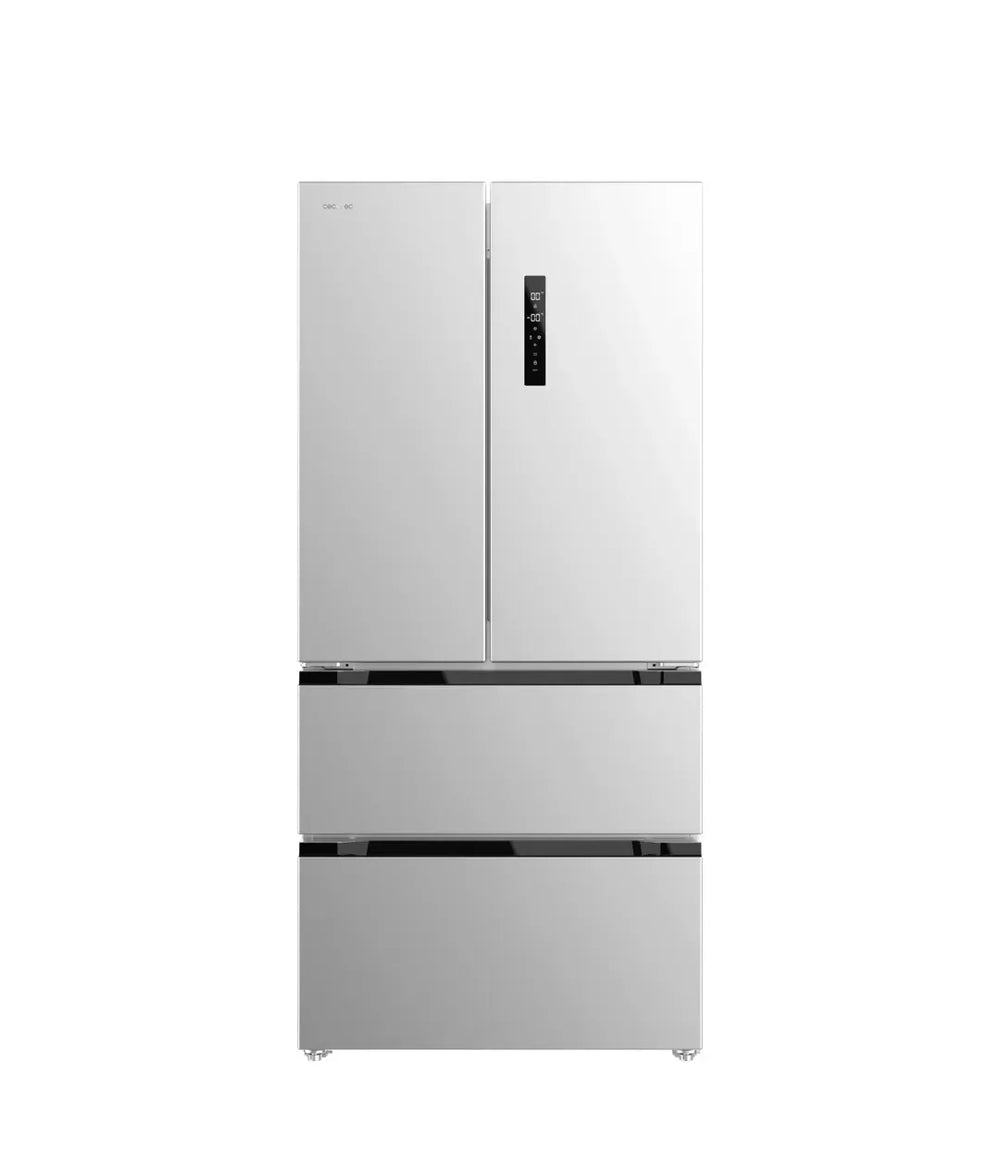 Frigorífico French Door Inox 436L, Eficiencia Energética E, No Frost, Inverter Plus de Cecotec