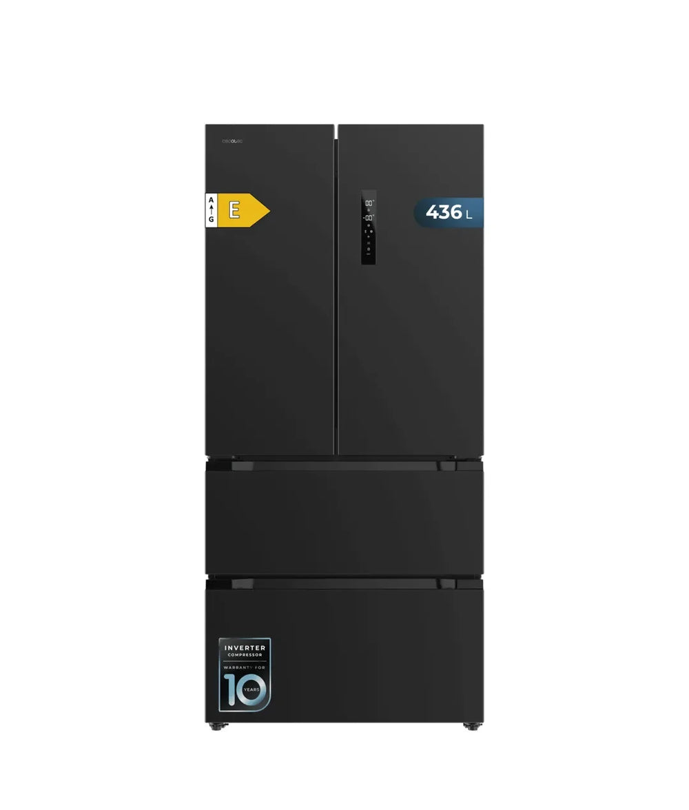 Frigorífico French Door 510L con Inverter Plus y Total No Frost, eficiencia E de Cecotec