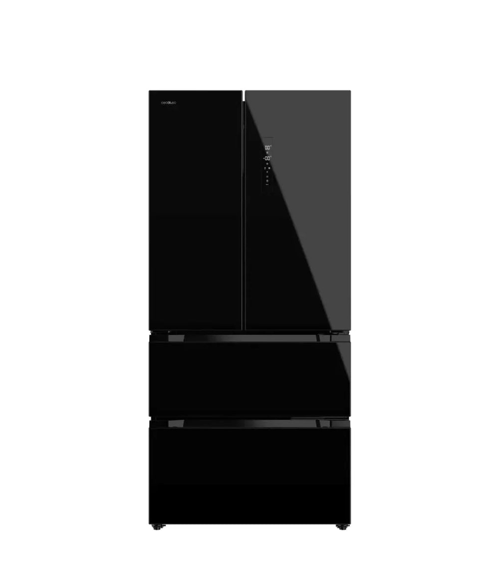 Frigorífico French Door Negro 436L, Eficiencia E, No Frost, Inverter Plus de Cecotec