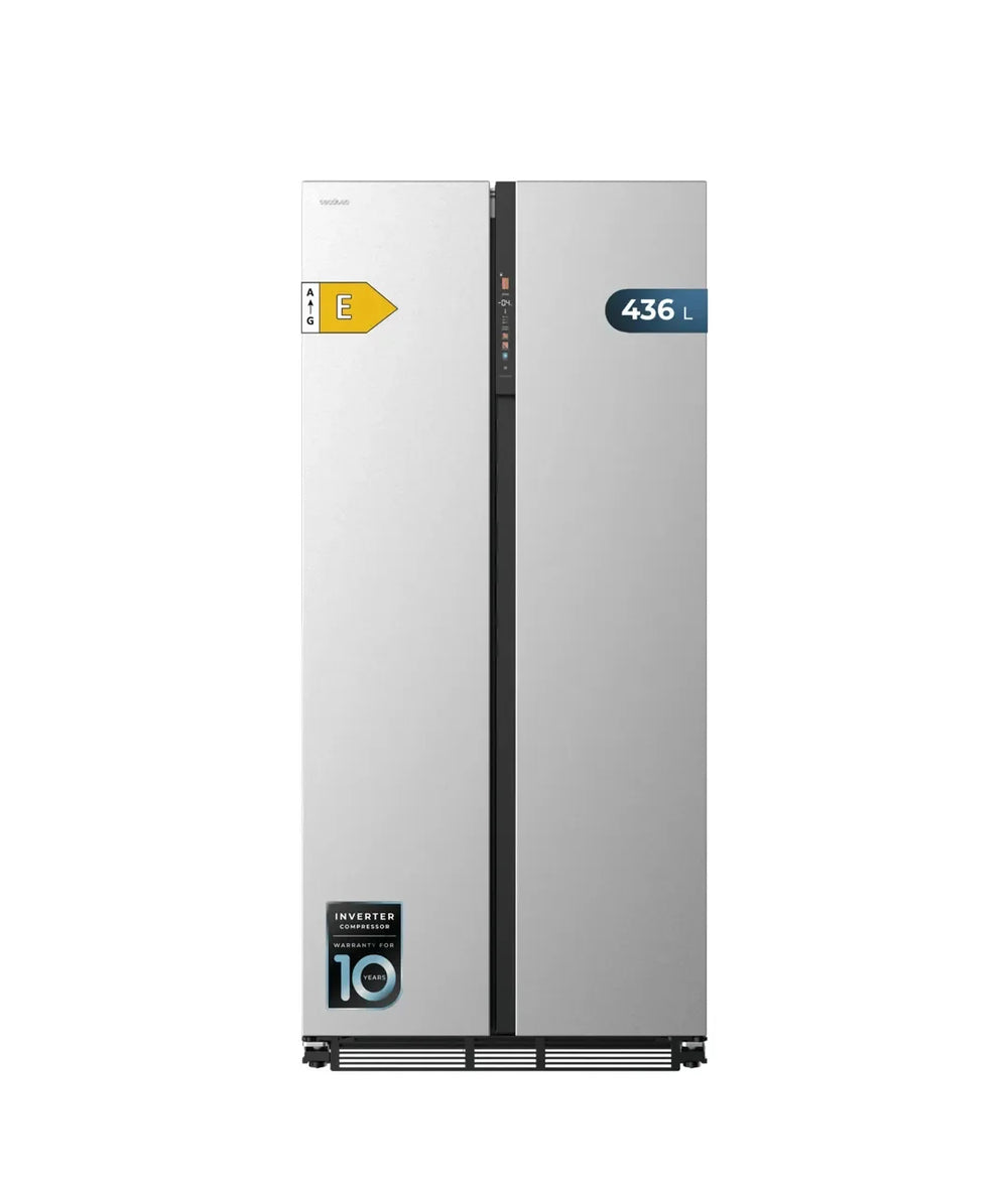Frigorífico Americano Inoxidable 436L: Eficiencia, Diseño y Tecnología Avanzada de Cecotec