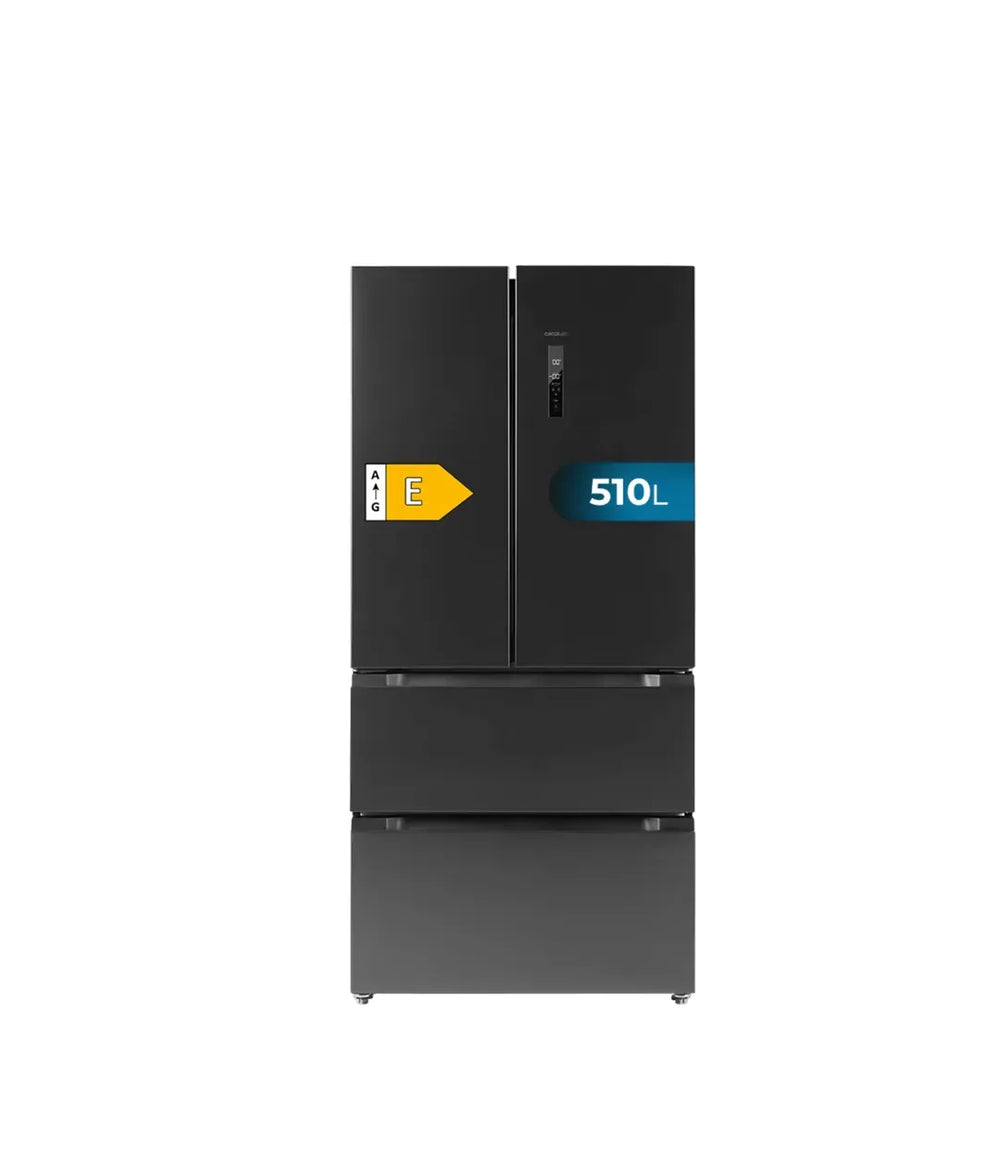 Frigorífico 4 Puertas Inoxidable con Gran Capacidad y Tecnología Avanzada de Cecotec