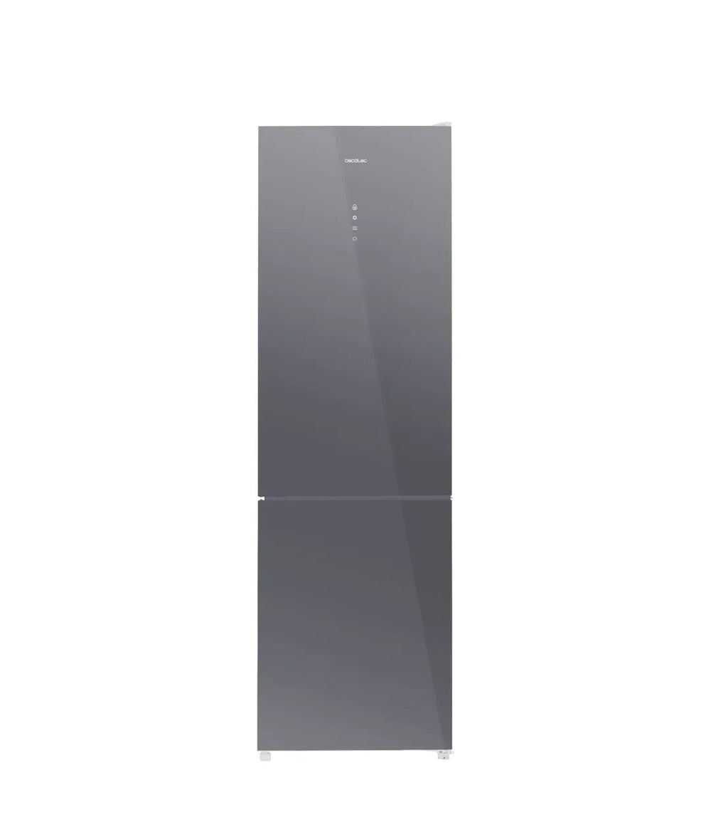 Frigorífico Bolero Combi 356L Glass Grey D: Eficiencia y Tecnología Avanzada de Cecotec