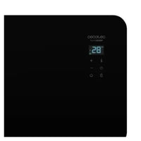 Radiador convector de cristal con pies y wifi de color negro ready warm 6770 crystal connection de Cecotec