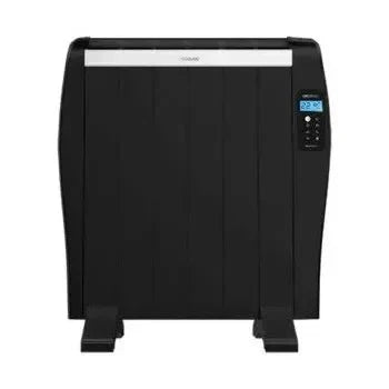 Radiador eléctrico de bajo consumo con 6 elementos en color negro readywarm 1200 thermal black de Cecotec