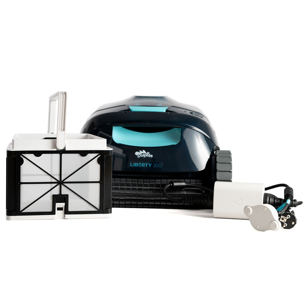 Dolphin Liberty 300 - Robot limpiafondos sin cable para piscina