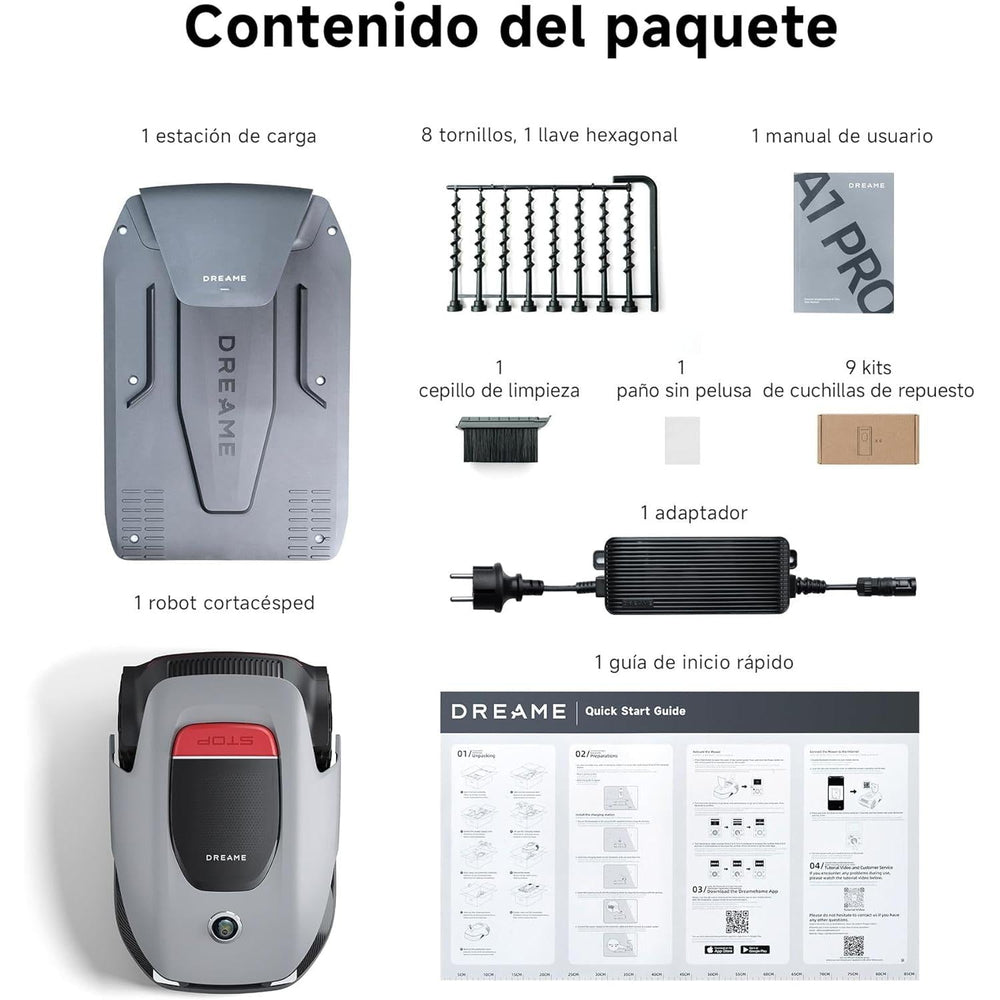 Dreame – A1 Pro robot cortacésped sin cable perimetral