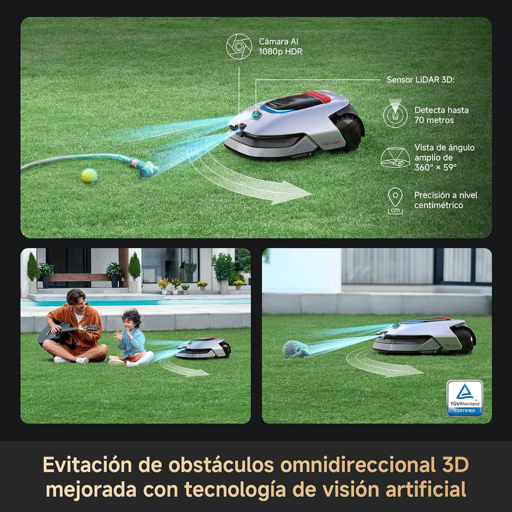 Dreame – A2 3000 robot cortacésped sin cable perimetral