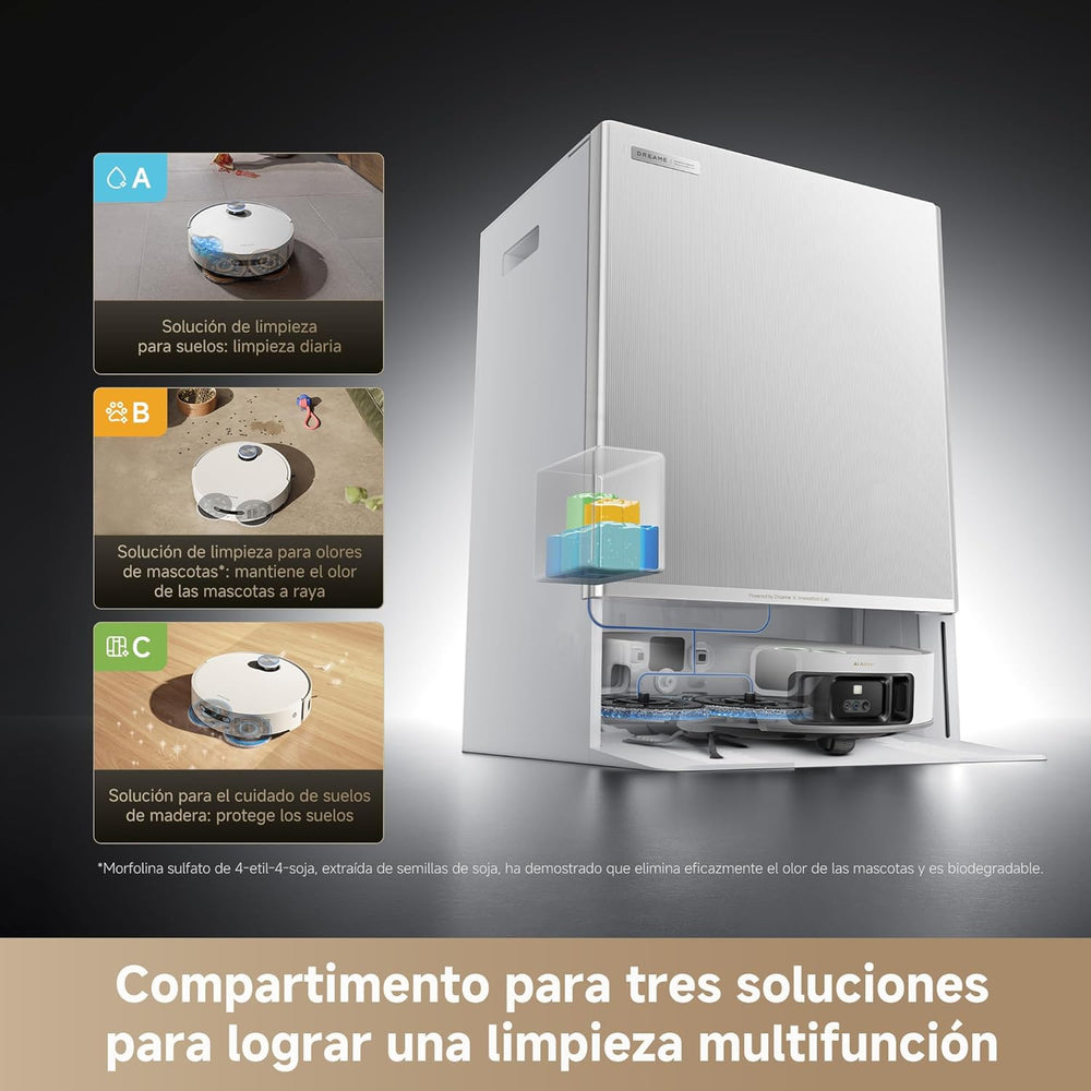 Dreame – Matrix10 Ultra robot aspirador blanco