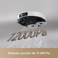Dreame – X40 Ultra Complete Robot aspirador y fregasuelos blanco con base automática y navegación inteligente para hogar