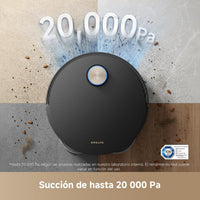 Dreame – X50 Ultra Complete Robot aspirador y fregasuelos negro con base automática para hogar
