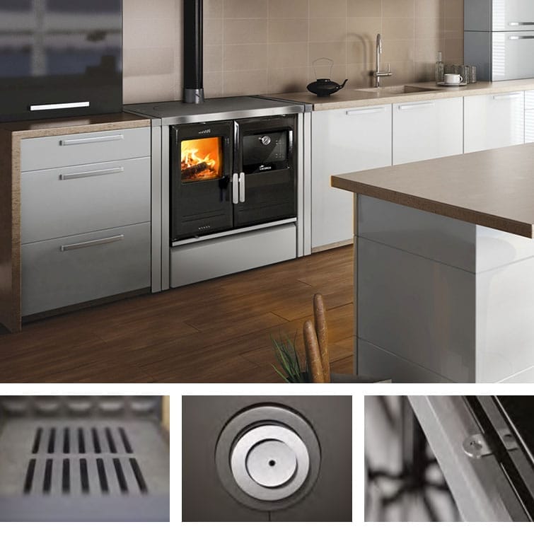 Cocina de Leña Cerrada Etna-5T (Lacunza)