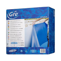 Gre - Liner gresite para piscina de acero redonda de 132 CM de altura