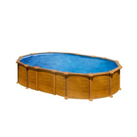 Piscina elevada imitación madera Gre Amazonia