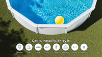 Piscina elevada Gre Bora Bora Ovalada