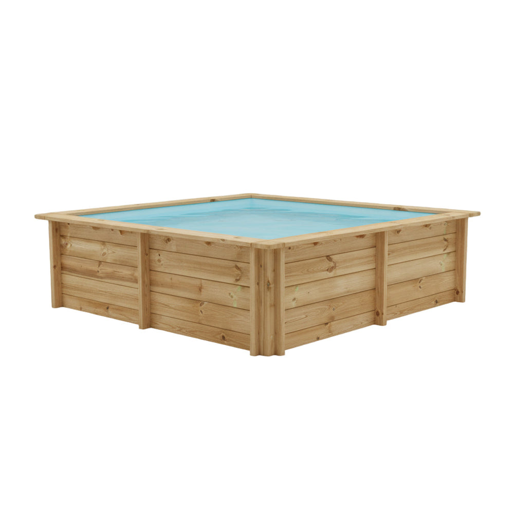 Piscina elevada de madera Gre Sunbay City 225x225x68