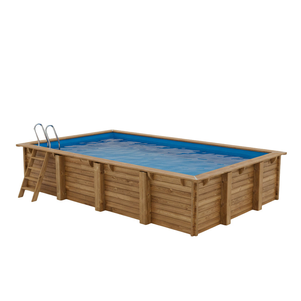 Piscina elevada de madera Gre Sunbay Evora 620x420x133