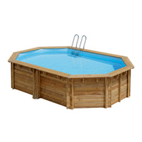 Piscina elevada de madera Gre Sunbay Grenade 2 436x336x117
