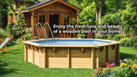 Piscina elevada de madera Gre Sunbay Lili 2 280x107