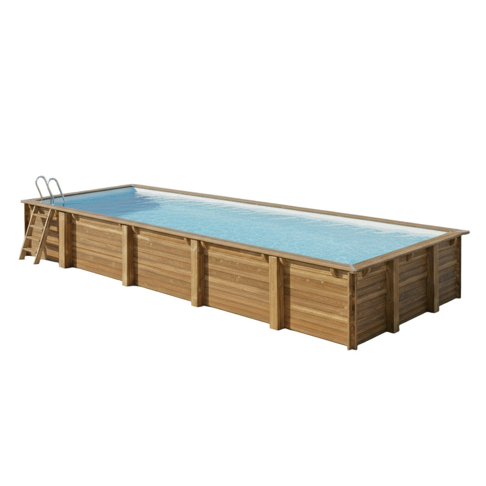 Piscina elevada de madera Gre Sunbay Mint rectangular 1013x418x146