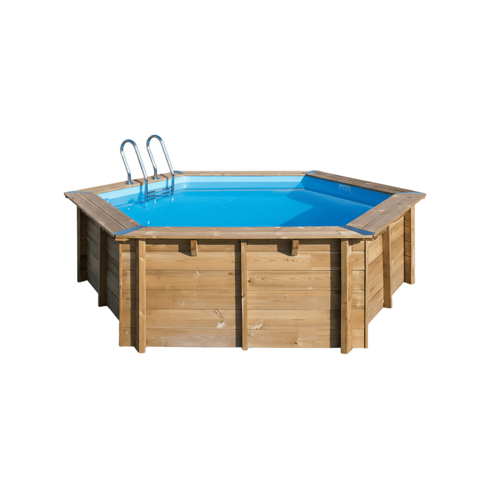 Piscina elevada de madera Gre Sunbay Vanille 2 400x119
