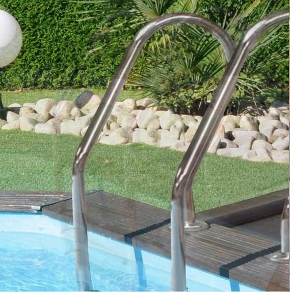 Piscina elevada de madera Gre Sunbay Vermela 672x472x146