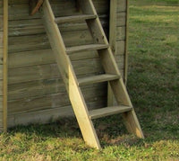 Piscina elevada de madera Gre Sunbay Vermela 672x472x146
