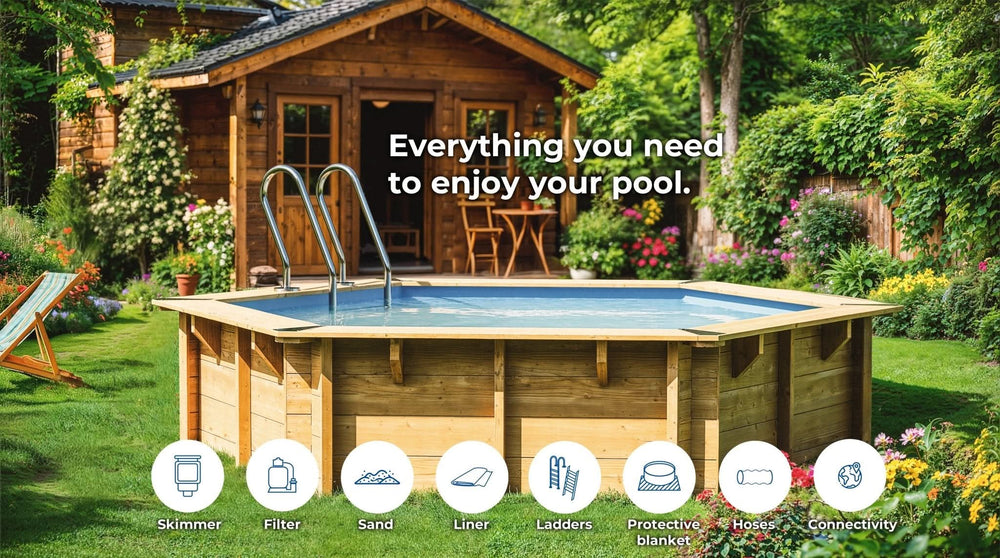 Piscina elevada de madera Gre Sunbay Violette 2 500x127