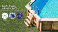 Piscina elevada de madera Gre Sunbay Violette 2 500x127