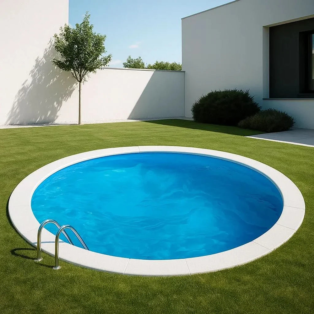Piscina enterrada Gre Madagascar circular 420 x 150 cm