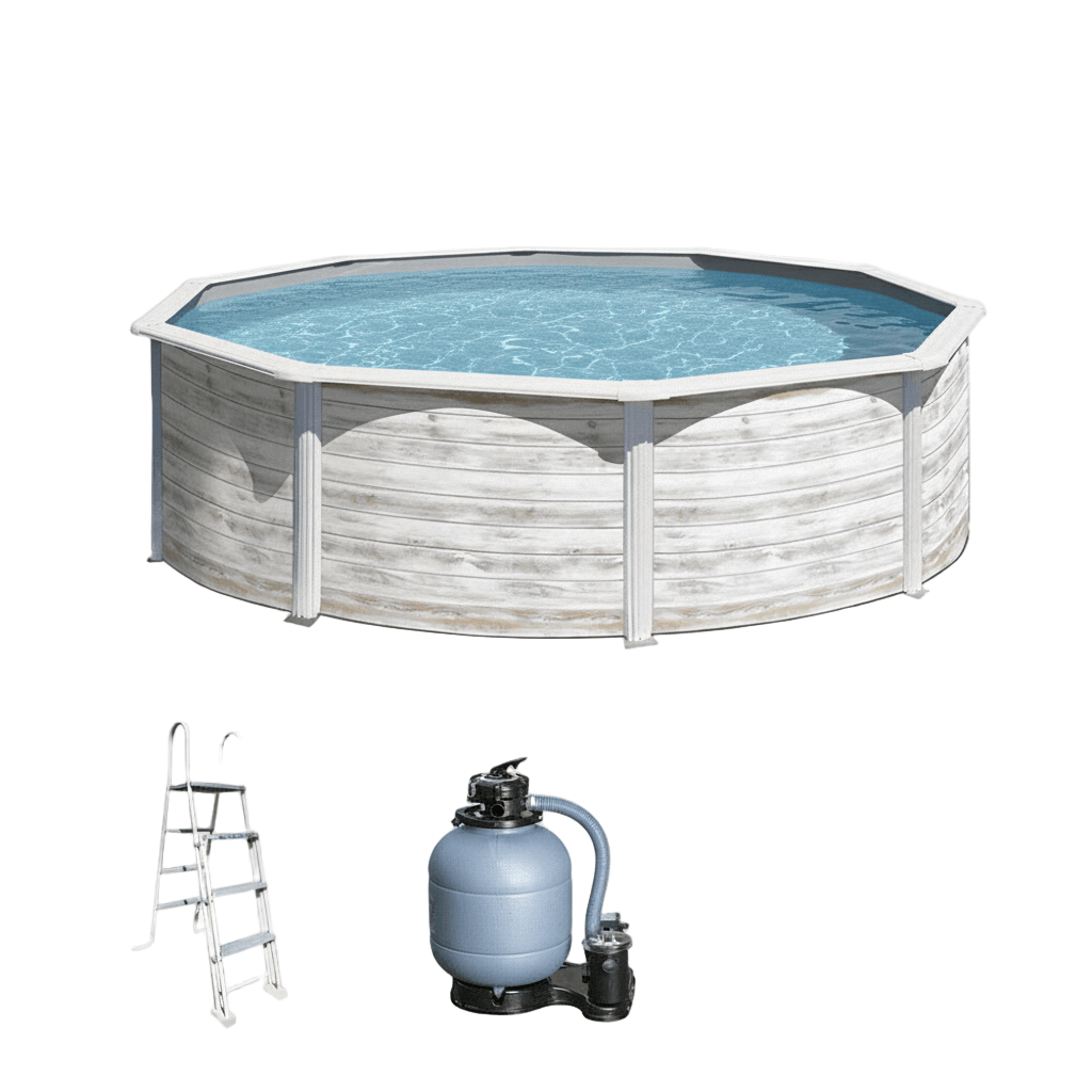 Piscina elevada acero Nordic Gre Finlandia Circular