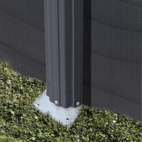 Piscina elevada Gre Ovalada antracita 120cm de altura