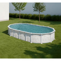 Piscina elevada imitación madera Gre Islandia