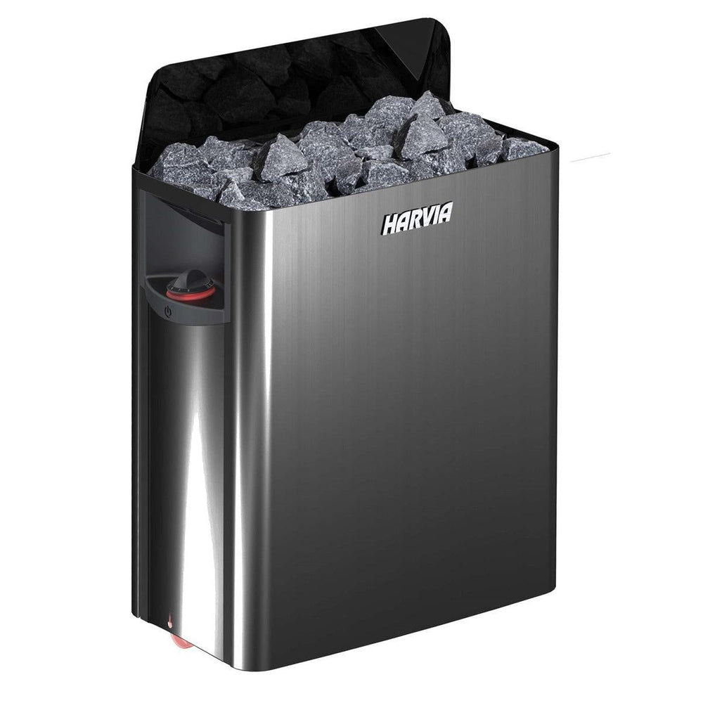 HARVIA – Estufa Wall negra para sauna