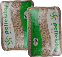 DIN PELLETS Pellets de Madera ENplus A1 - Palet 65 Sacos x 15 kg Bajo Contenido en Cenizas