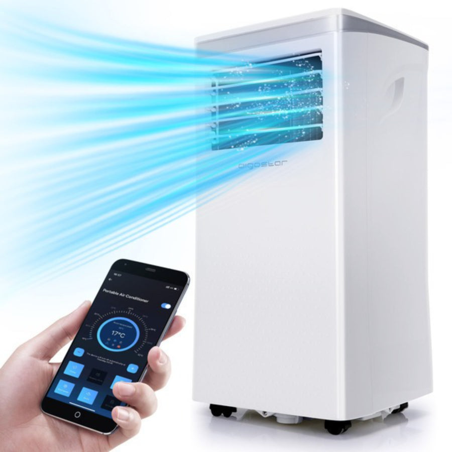 Aire Acondicionado Portátil Aigostar Freeze Smart 211226 1003W Blanco con Temporizador 24 h