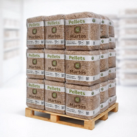 MARTOS Pellets de Madera de Pino 100% Natural - Saco 15 kg Alto Poder Calorífico