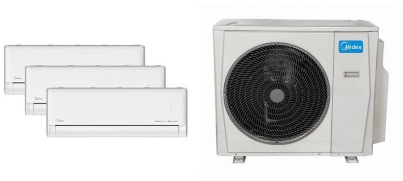 Aire Acondicionado Multisplit Midea Solstice 3x1 R32 2.6 + 2.6 + 3.5 kW WiFi A++
