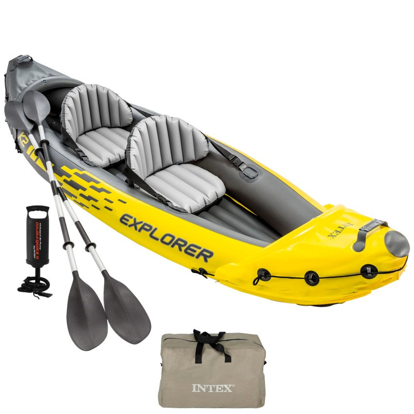 Intex Explorer K2 Inflatable Kayak 2 Person Yellow 312cm