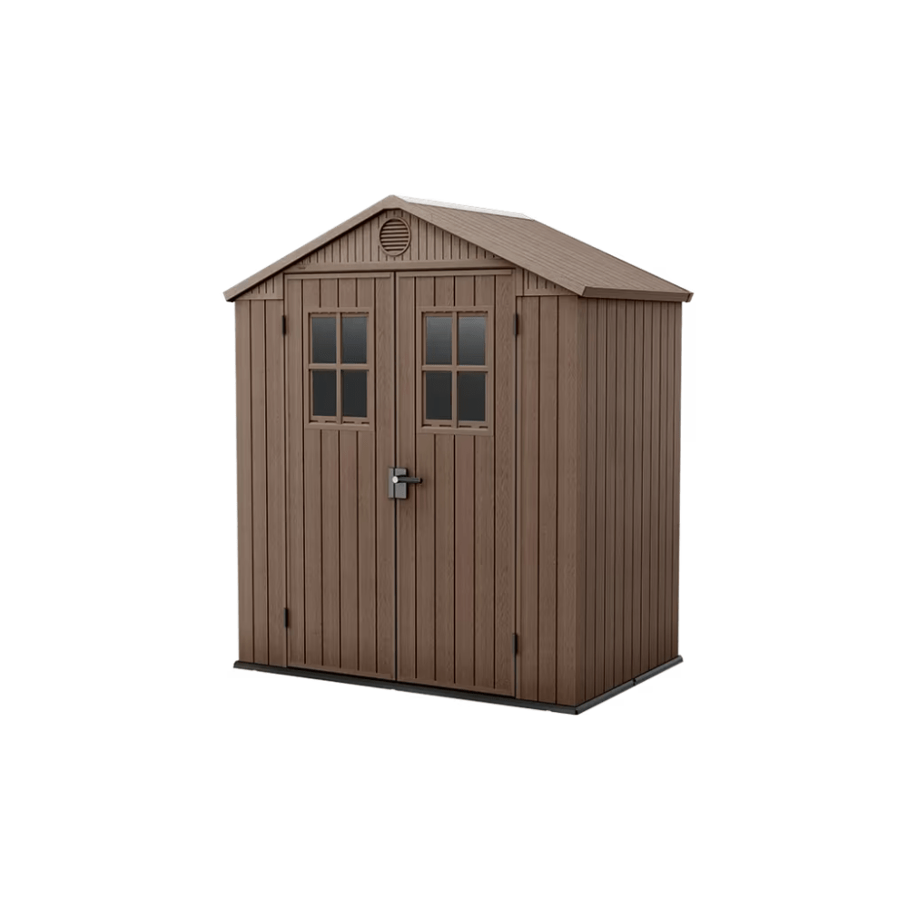 Keter - Caseta de exterior Darwin 6x4 marrón