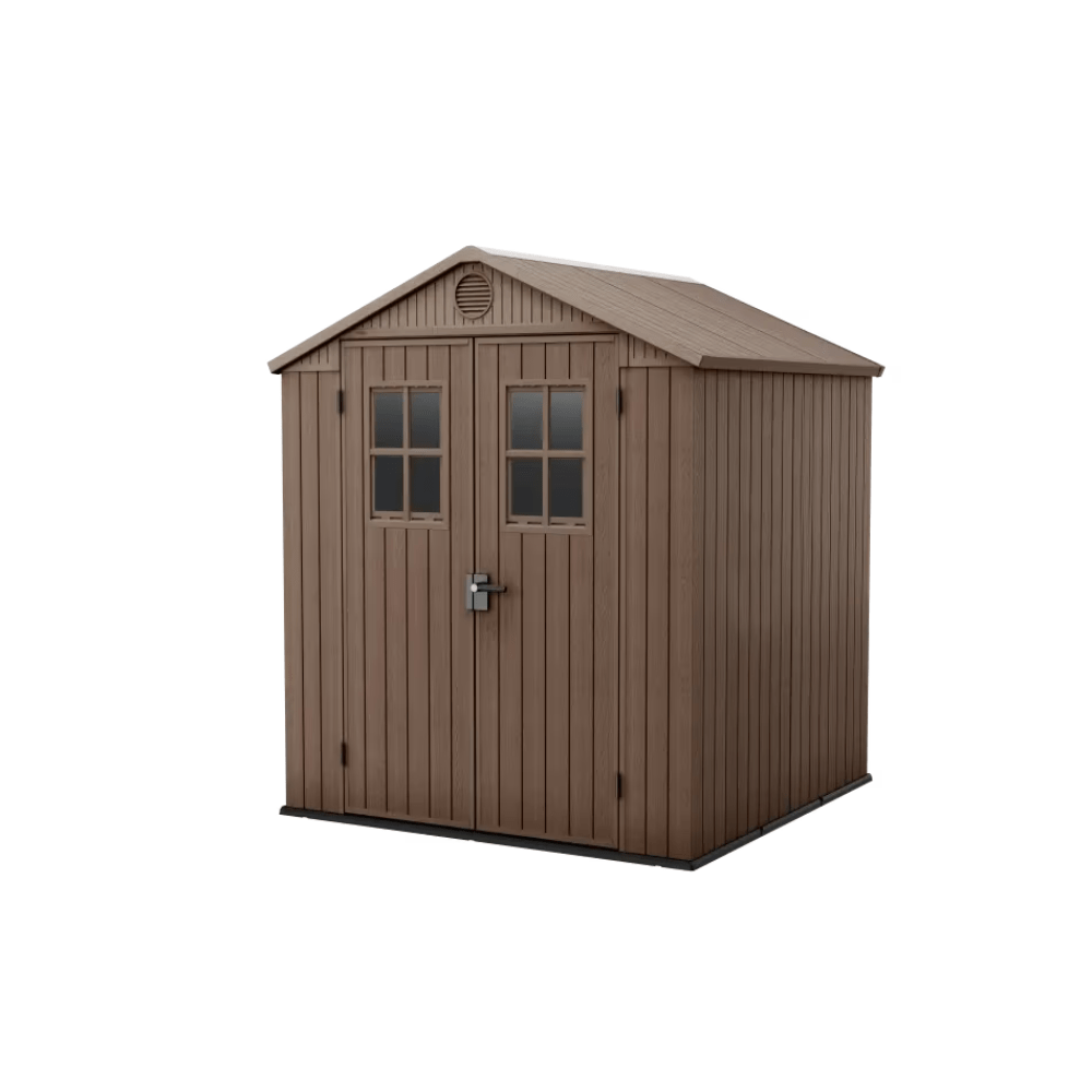 Keter - Caseta de exterior Darwin 6x6 marrón
