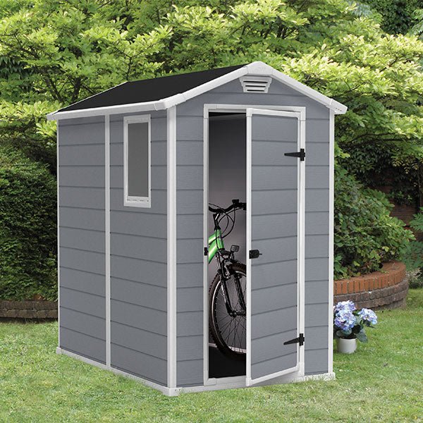 Keter - Caseta de exterior Manor 4x6 S gris