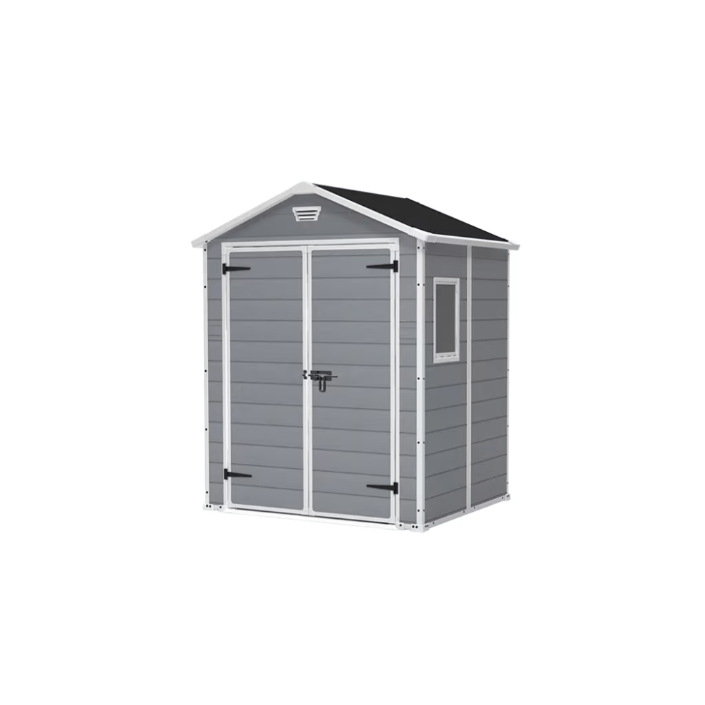 Keter - Caseta de exterior Manor 6x5 gris