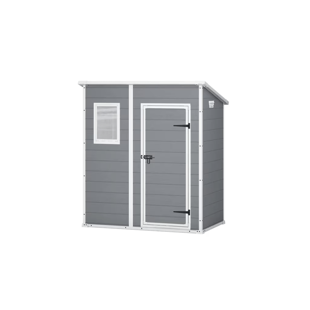 Keter - Caseta de exterior Manor Pent 6x4 gris